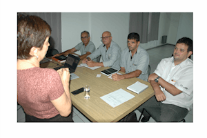 Esq.: Maria Tereza, C&eacute;lio, Jos&eacute; Carlos, R&ocirc;mulo e A